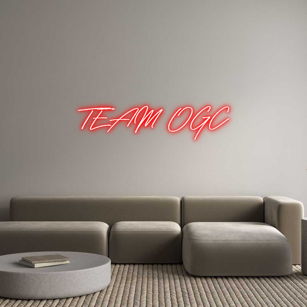 Individuelles Neon: TEAM OGC