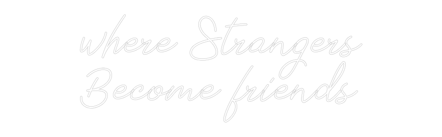 Individuelles Neon: where Strange...