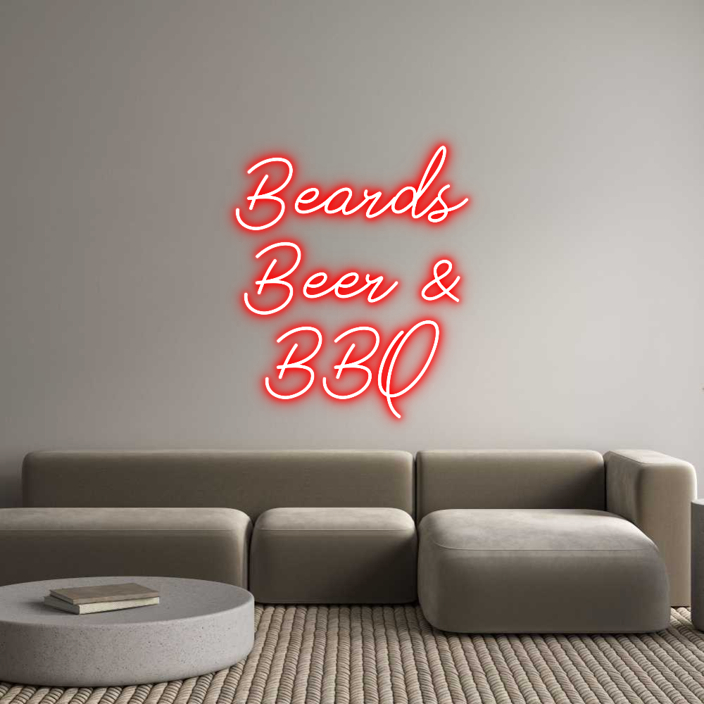 Individuelles Neon: Beards
Beer ...