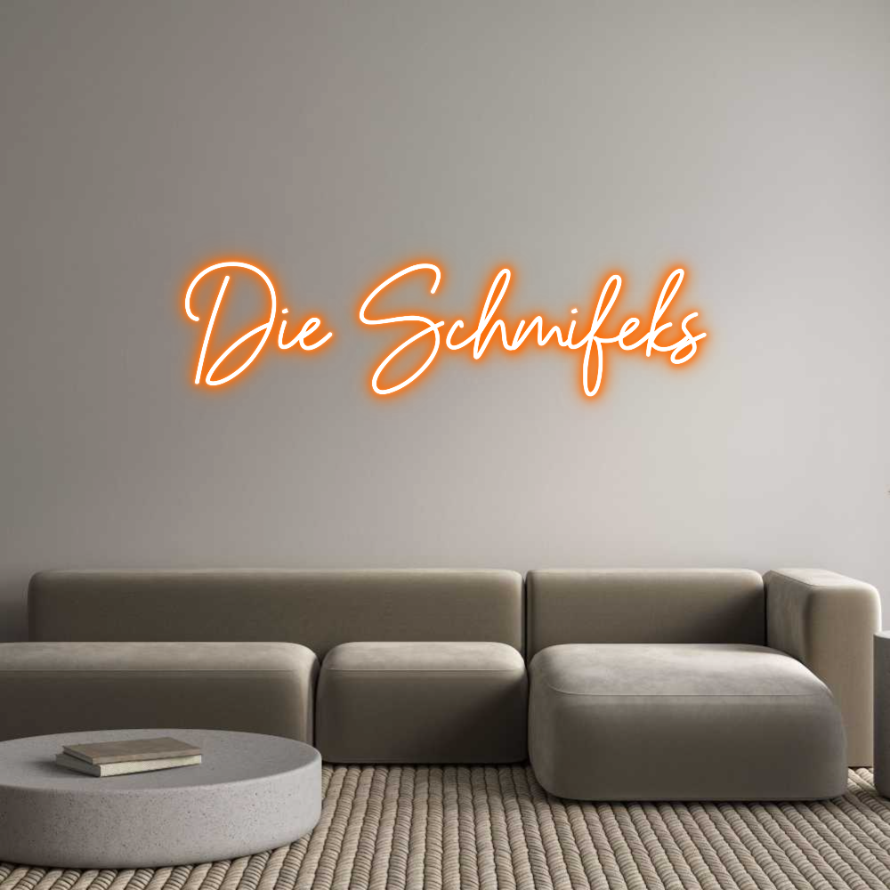 Individuelles Neon: Die Schmifeks