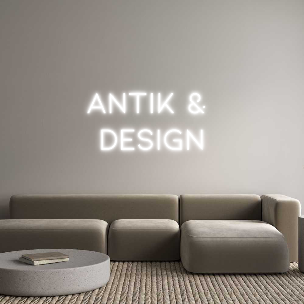 Individuelles Neon: Antik & 
Des...