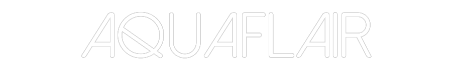 Individuelles Neon: Aquaflair