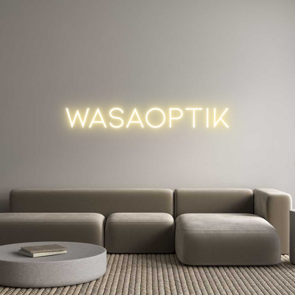 Individuelles Neon: WASAOPTIK