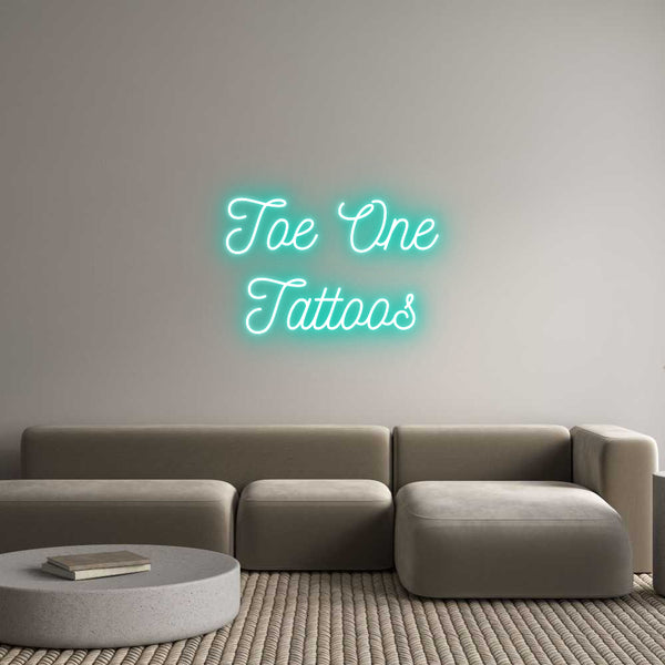 Individuelles Neon: Toe One
 Tat...