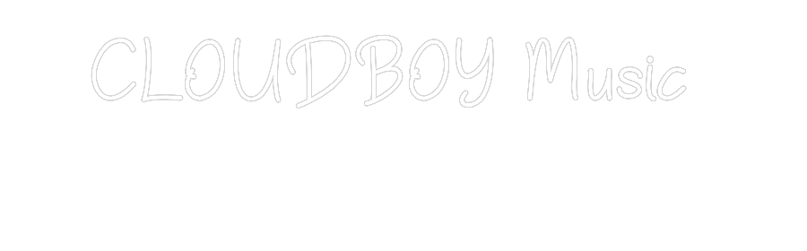 Individuelles Neon: CLOUDBOY Musi...