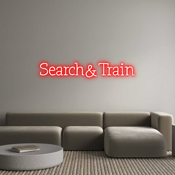 Individuelles Neon: Search&Train