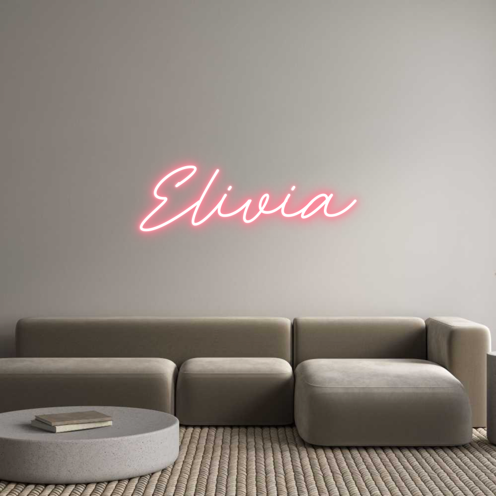 Individuelles Neon: Elivia