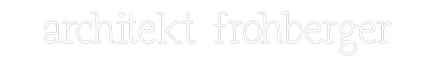 Individuelles Neon: architekt fro...