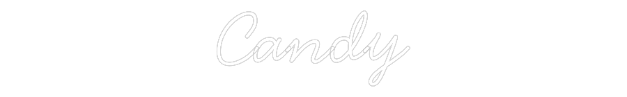 Individuelles Neon: Candy