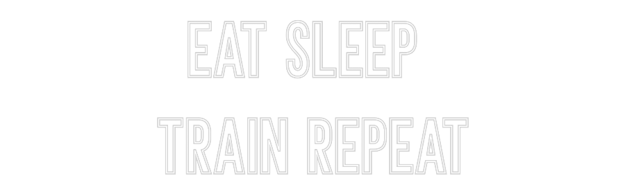 Individuelles Neon: Eat Sleep 
T...