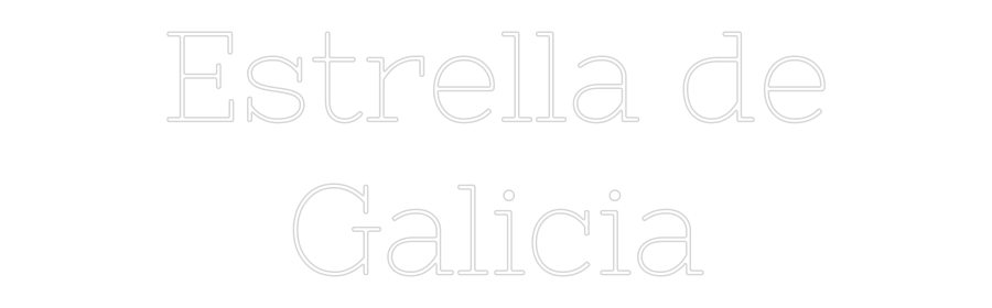 Individuelles Neon: Estrella de
...