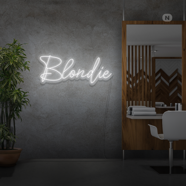 Neon Schild Blondie