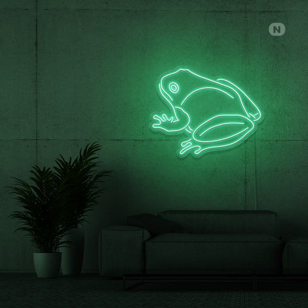 Neon Schild Frosch