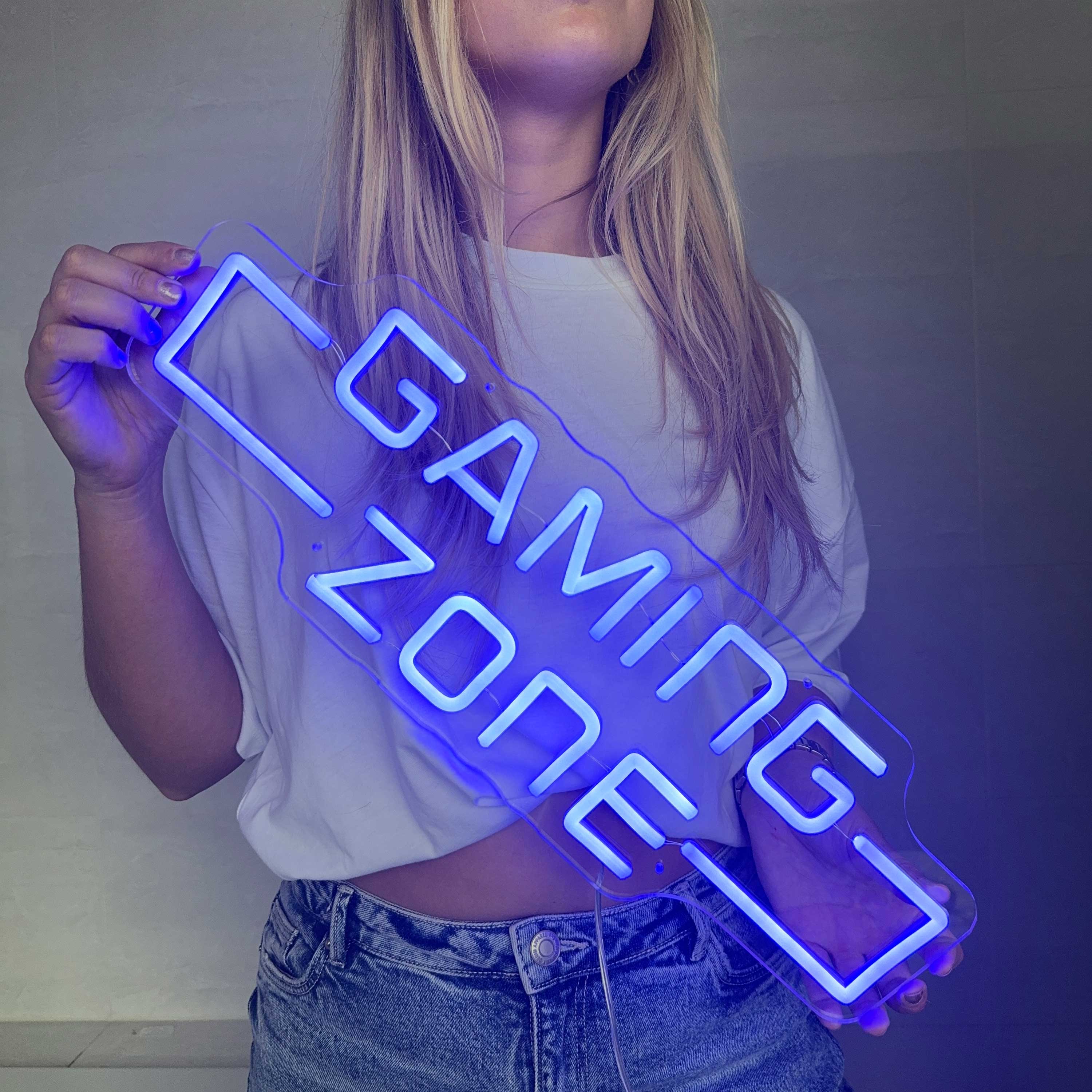 Neon Schild Gaming Zone