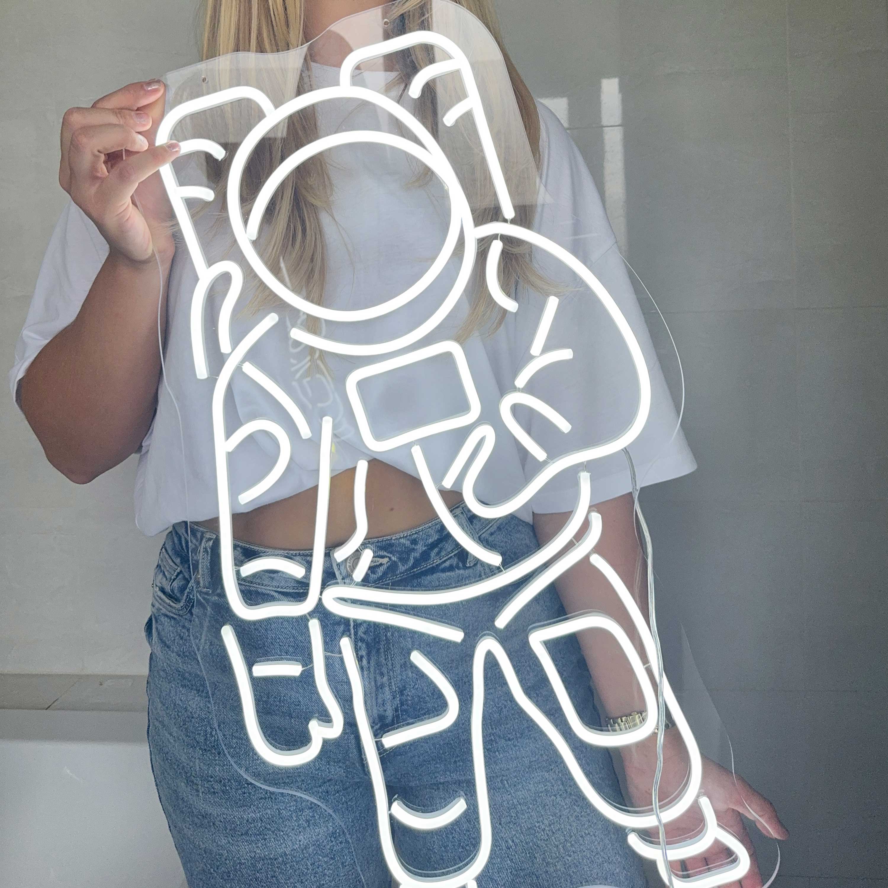 Neon Schild Astronaut