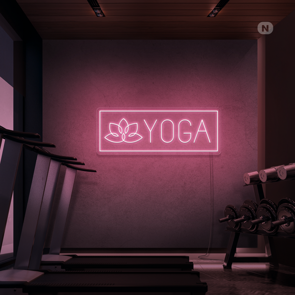 Neon Schild Yoga