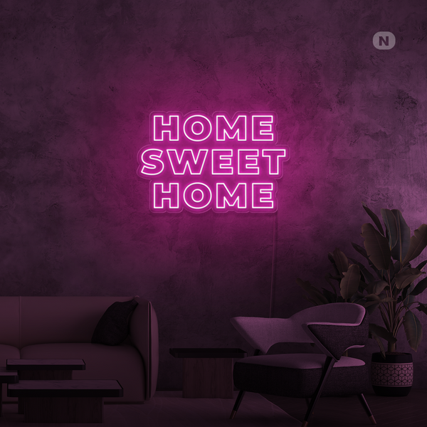 Neon Schild Home Sweet Home