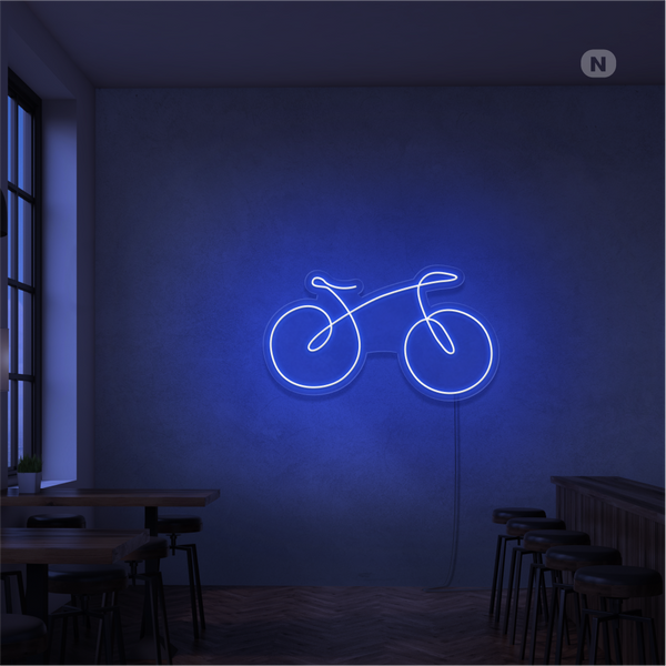 Neon Schild Fahrrad