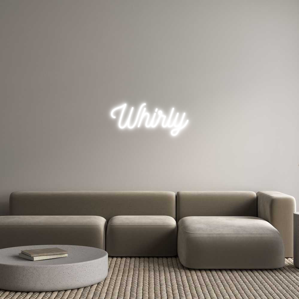 Individuelles Neon: Whirly