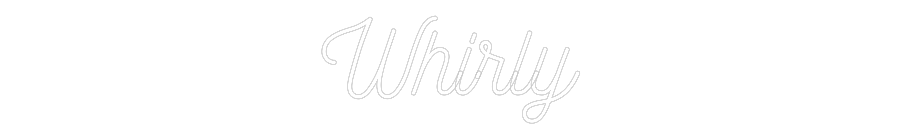 Individuelles Neon: Whirly