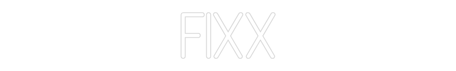Individuelles Neon: FIXX