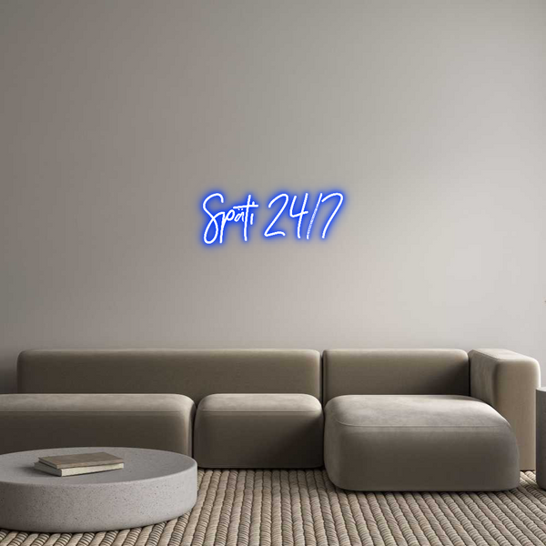 Individuelles Neon: Späti 24/7