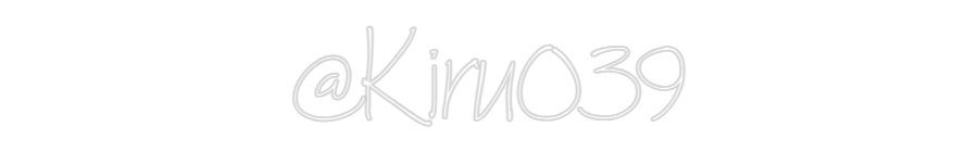 Individuelles Neon: @Kiru039