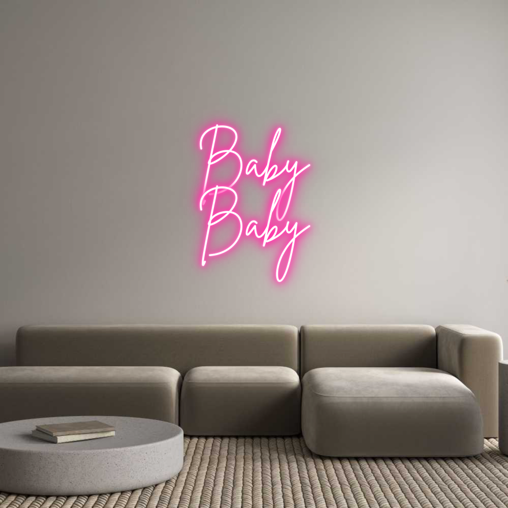 Individuelles Neon: Baby
Baby