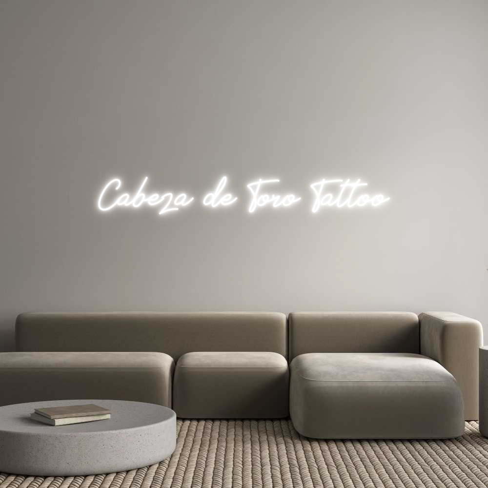 Individuelles Neon: Cabeza de Tor...