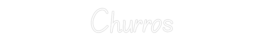Individuelles Neon: Churros