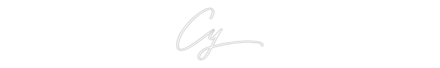Individuelles Neon: Cy