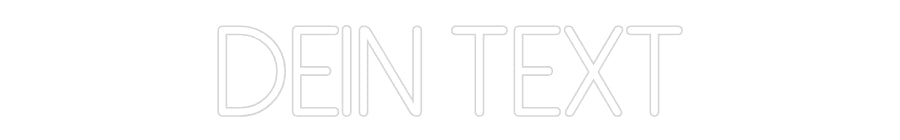 Individuelles Neon: Dein Text