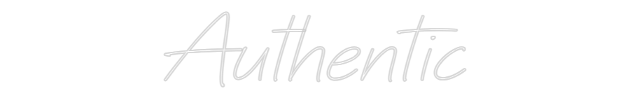 Individuelles Neon: Authentic