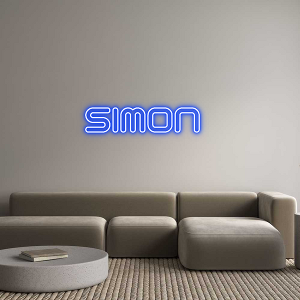 Individuelles Neon: Simon