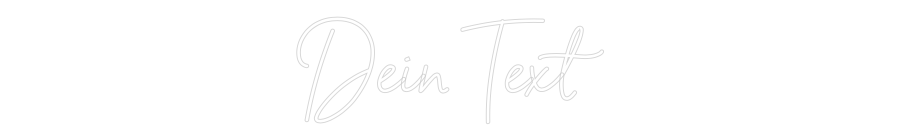 Individuelles Neon: Dein Text