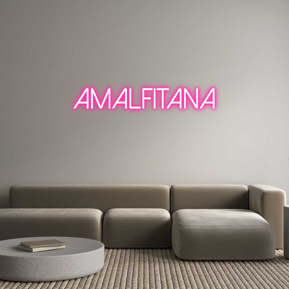 Individuelles Neon: Amalfitana