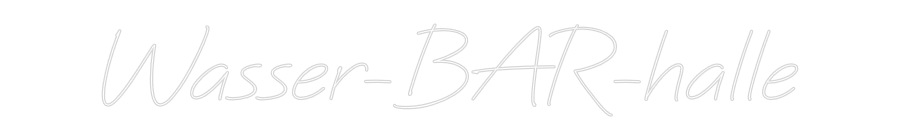 Individuelles Neon: Wasser-BAR-ha...