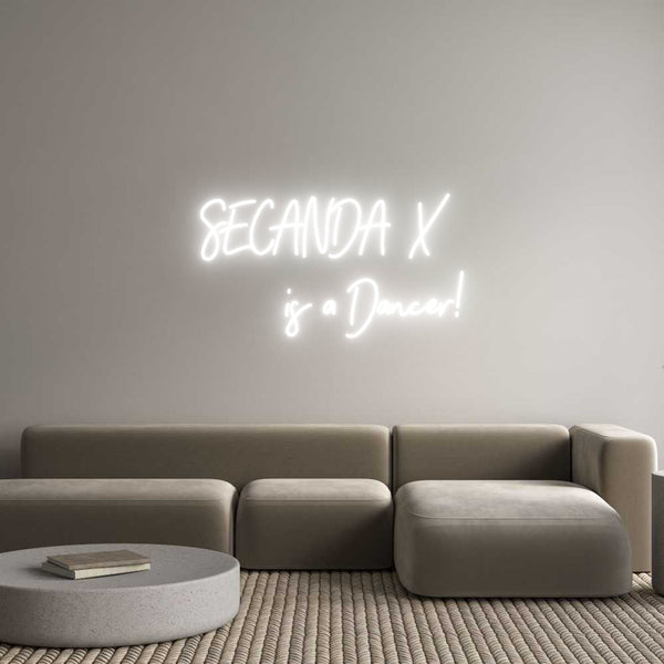 Individuelles Neon: SECANDA  X 
...