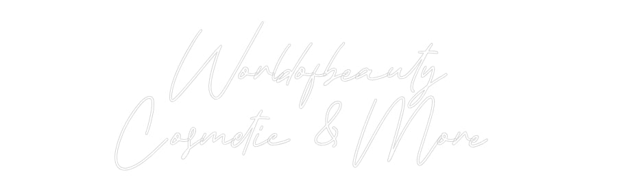 Individuelles Neon: Worldofbeauty...