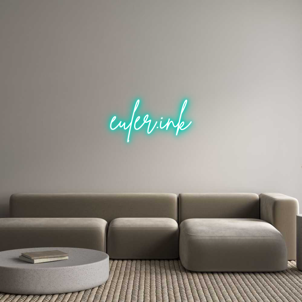 Individuelles Neon: euler.ink