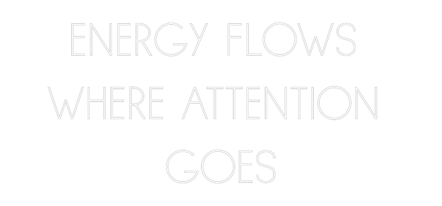 Individuelles Neon: ENERGY FLOWS ...