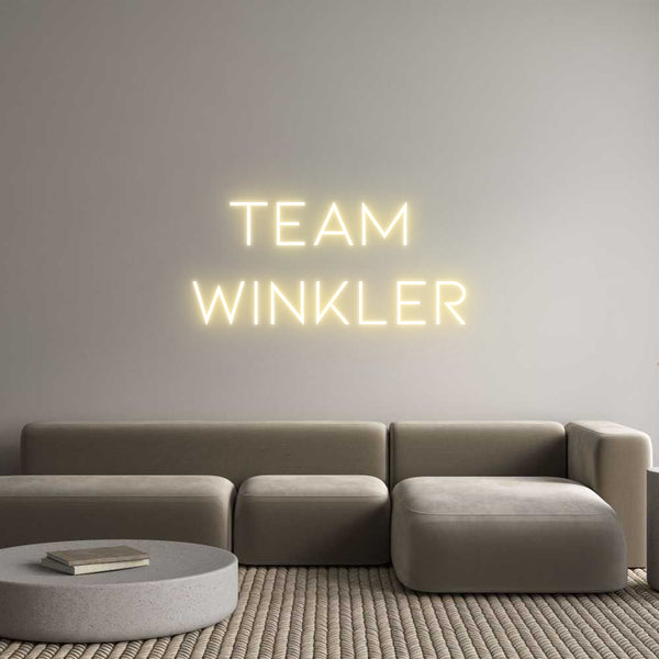 Individuelles Neon: Team 
Winkler