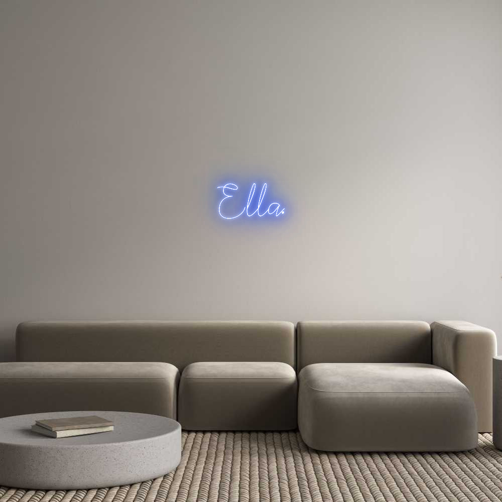 Individuelles Neon: Ella.