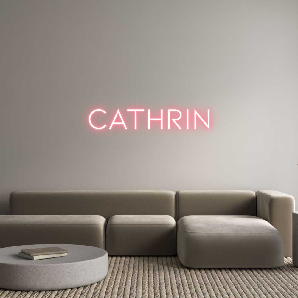 Individuelles Neon: Cathrin