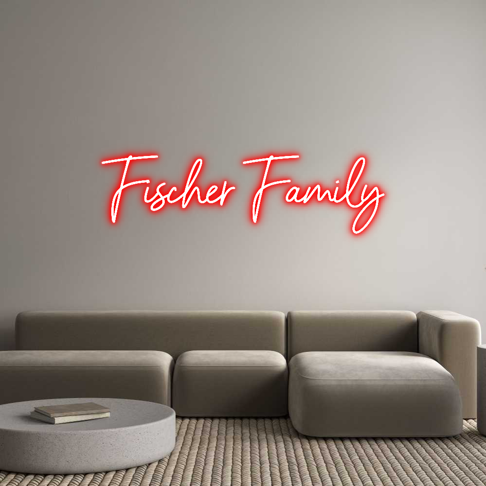 Individuelles Neon: Fischer Family
