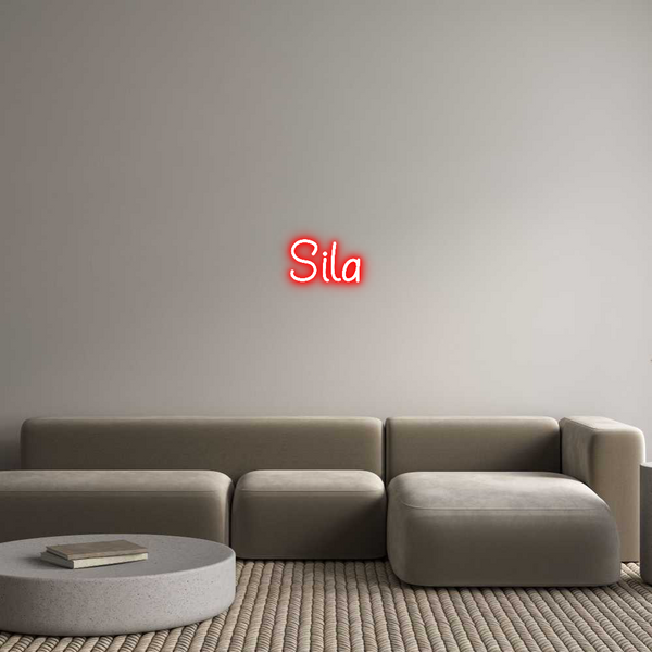 Individuelles Neon: Sila