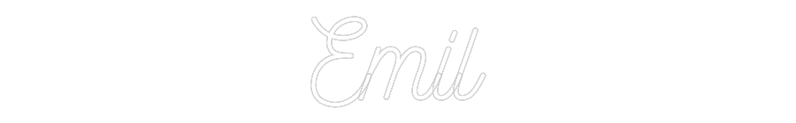 Individuelles Neon: Emil