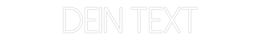 Individuelles Neon: Dein Text