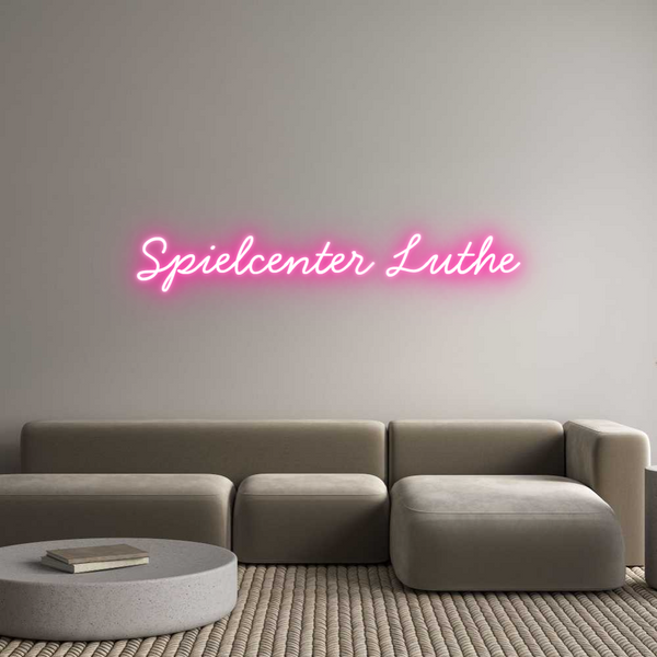 Individuelles Neon: Spielcenter L...