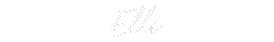 Individuelles Neon: Elli